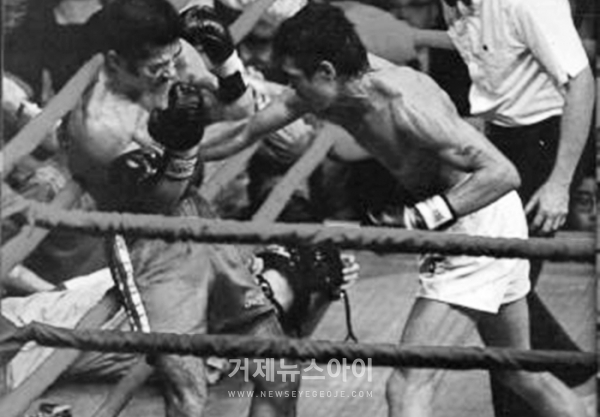 로얄 고바야시를 침몰시키는 아르게요.