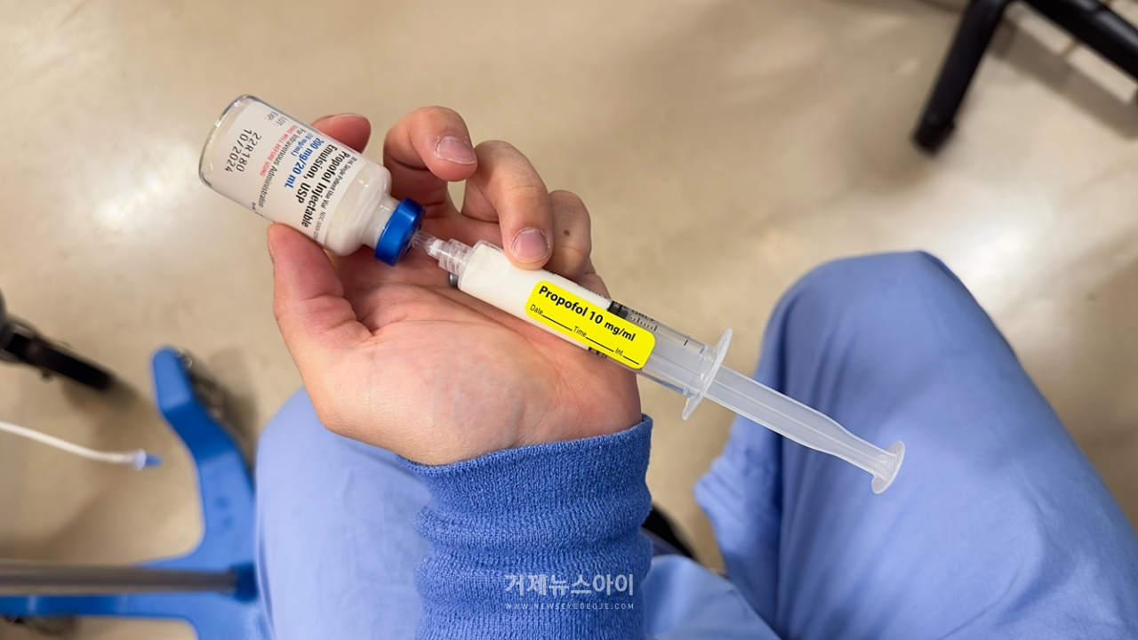 우유 주사라고도 불리는 프로포폴은 효과가 빠른 수면마취제다. ⓒshutterstock