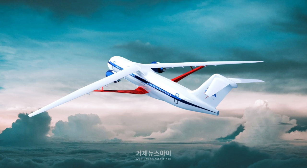 미국 항공사 보잉과 미국항공우주청(NASA)은 초창기 비행기 날개에 적용된 트러스 구조를 살린 날개를 개발했다. ⓒNASA