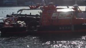 통영 지도 인근 해상 선박 충돌 2명 사상