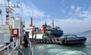 통영해경, 통영 용초도 인근 해상 충돌선박 구조완료