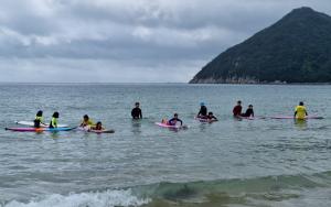 거제청소년수련관 돋을볕방과후아카데미 서핑 체험